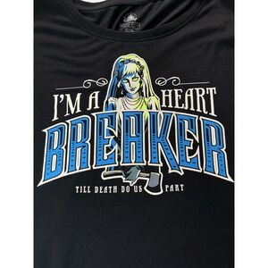 Disney Haunted Mansion Womens XL Shirt Graphic Print Black